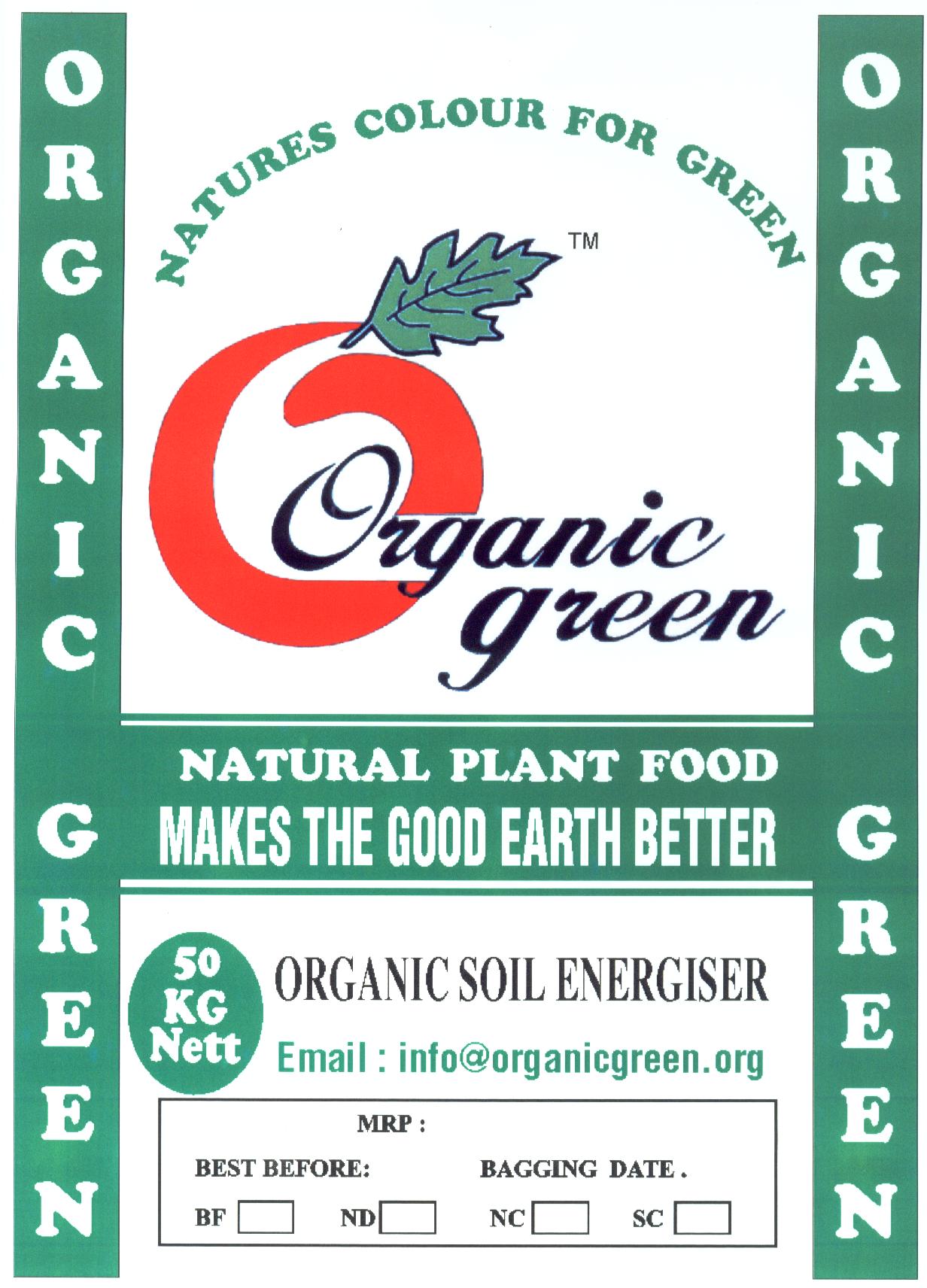 OrganicGreen-THE COMPLETE NATURAL PLANT FOOD